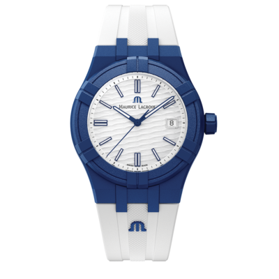 モーリスラクロア MAURICE LACROIX 腕時計 メンズ AI2008-50050-300-0 アイコン タイド クオーツ オレンジxブラック アナログ表示